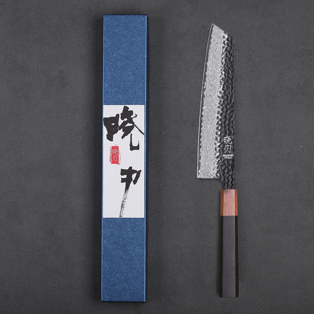 Kiritsuke Damascus VG10 Chef’s Knife – The Art of Japanese Cutlery