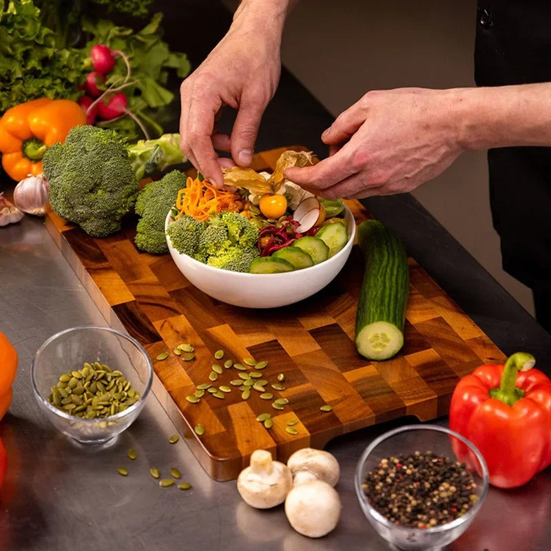 Professional End-Grain Wooden Cutting Boards